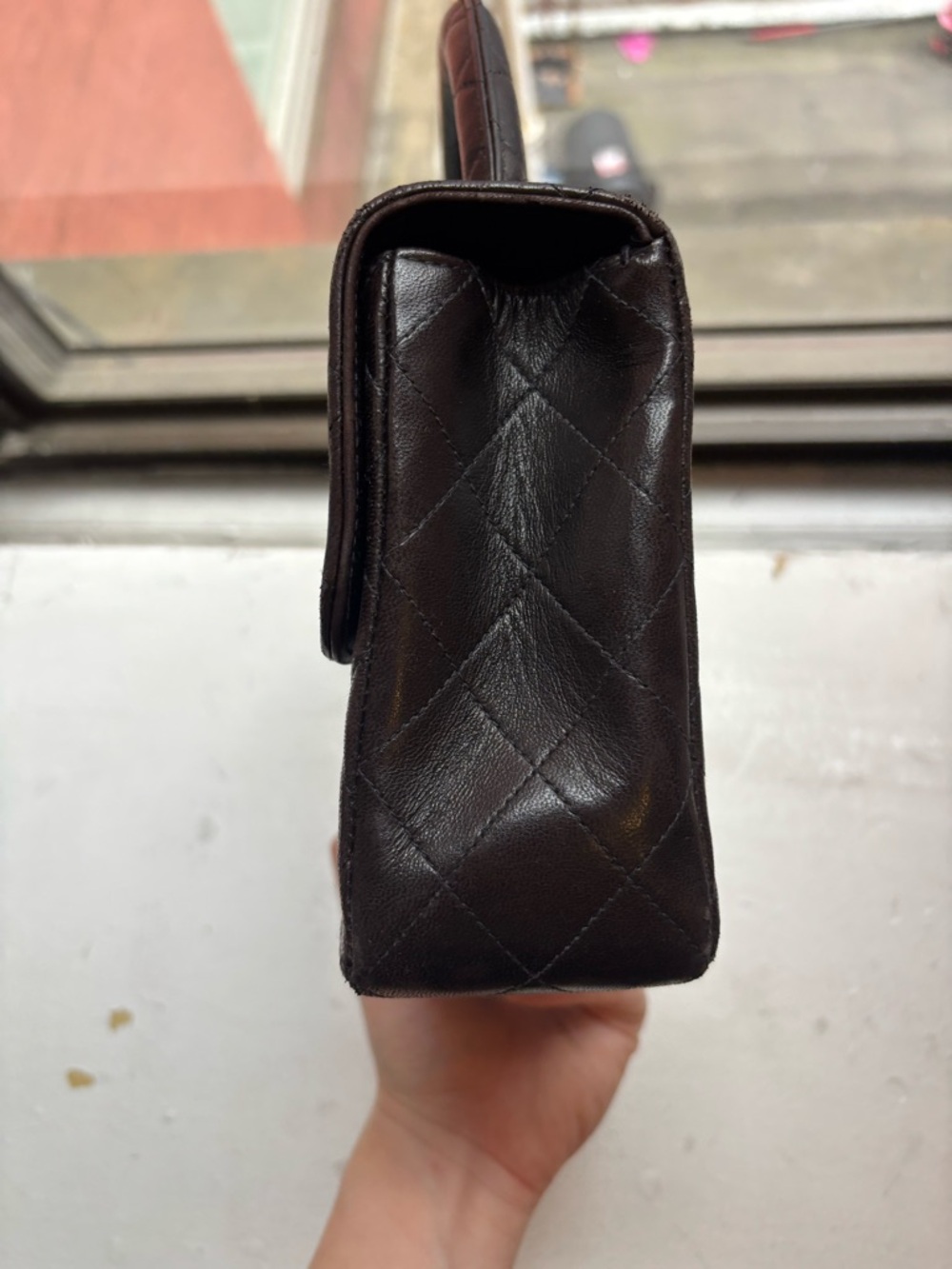 Vintage Chanel Kelly Top Handle Flap Bag - Picture 4 of 14
